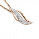 9ct-Rose-Gold-Diamond-Pendant Sale