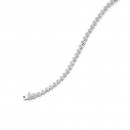 9ct-White-Gold-Rubover-Diamond-Tennis-Bracelet-Total-Diamond-Weight100ct Sale