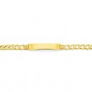 9ct-21cm-Gents-Bevelled-Curb-ID-Bracelet Sale