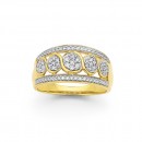 9ct-Wide-Diamond-Dress-Ring Sale