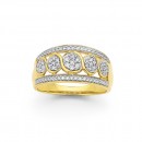 9ct-Wide-Diamond-Dress-Ring Sale