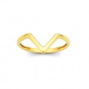 9ct-Chevron-V-Ring Sale