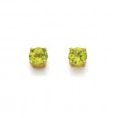 9ct-5mm-Peridot-Studs Sale