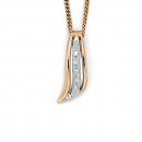 9ct-Rose-Gold-Diamond-Pendant Sale