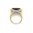 9ct-Smoky-Quartz-Cubic-Zirconia-Ring Sale