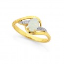 9ct-Opal-Diamond-Ring Sale