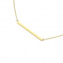 9ct-45cm-Adjustable-Mini-Bar-Necklet Sale