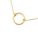 9ct-42-48cm-Open-Circle-Trace-Necklet Sale