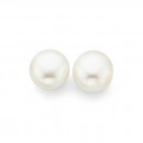 9ct-8-85mm-Cultured-Freshwater-Pearl-Button-Stud-Earrings Sale
