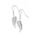 Sterling-Silver-Fern-Earrings Sale