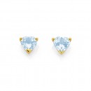 9ct-Aquamarine-Heart-Stud-Earrings Sale