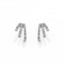 9ct-White-Gold-3-Row-Diamond-Earrings-Total-Diamond-Weight25ct Sale