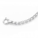 Sterling-Silver-21cm-Belcher-Bolt-Ring-Bracelet Sale