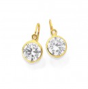 9ct-Cubic-Zirconia-Earrings Sale