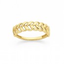 9ct-Flowing-Leaf-Band-Ring Sale