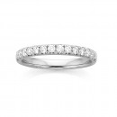 18ct-White-Gold-Clawset-Diamond-Band Sale