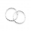 Medium-Twist-Sleeper-Earring-in-Sterling-Silver Sale