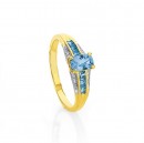 9ct-Blue-Topaz-Diamond-Ring Sale