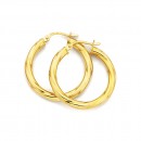 9ct-Twist-Hoops-26mm Sale