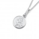 9ct-White-Gold-St-Christopher-Pendant Sale