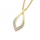 9ct-Kite-Shape-Diamond-Drop-Pendant Sale