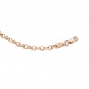 9ct-19cm-Rose-Gold-Oval-Belcher-Bracelet Sale