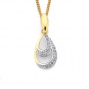 9ct-Gold-Diamond-Set-Pendant Sale