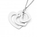 3-Hearts-Pendant-in-Sterling-Silver Sale