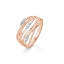 9ct-Rose-Gold-Diamond-Set-Ring Sale