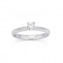 9ct-White-Gold-Diamond-Solitaire-25ct Sale