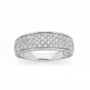 9ct-White-Gold-Ring-TDW34ct Sale