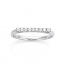 9ct-White-Gold-Linear-Diamond-Ring Sale