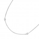 9ct-White-Gold-Bezel-Set-Diamond-Chain Sale