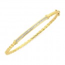 9ct-Diamond-Twist-Bangle-Total-Diamond-Weight34ct Sale