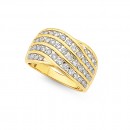 9ct-Wide-Diamond-Ring Sale