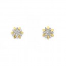 9ct-Mirror-Enhanced-Diamond-Snow-Flake-Studs Sale