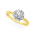 9ct-Diamond-Cluster-Ring-Total-Diamond-Weight50ct Sale