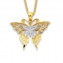 9ct-Two-Tone-Butterfly-Pendant Sale