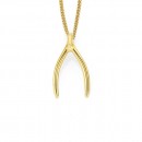 Wishbone-Pendant-in-9ct-Yellow-Gold Sale