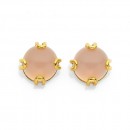 Eliza-9ct-Pink-Chalcedony-Earrings Sale