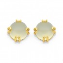 Eliza-9ct-Cream-Chalcedony-Earrings Sale