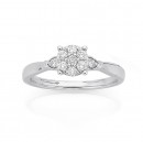 9ct-White-Gold-Diamond-Cluster-Ring-TDW25ct Sale