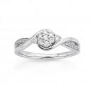 9ct-White-Gold-Diamond-Ring-TDW25ct Sale