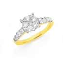 9ct-Diamond-Ring-TDW1ct Sale