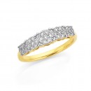 9ct-Diamond-Cluster-Ring Sale