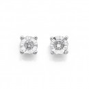 9ct-Diamond-Miracle-Plate-Studs-TDW10ct Sale