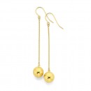 9ct-Orb-Drop-Earrings Sale