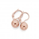 9ct-Rose-Gold-8mm-Polished-Ball-Leaverback-Earrings Sale