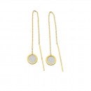 9ct-Glitter-Stardust-Disc-Thread-Earrings Sale