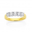 18ct-Five-Stone-Diamond-Ring Sale